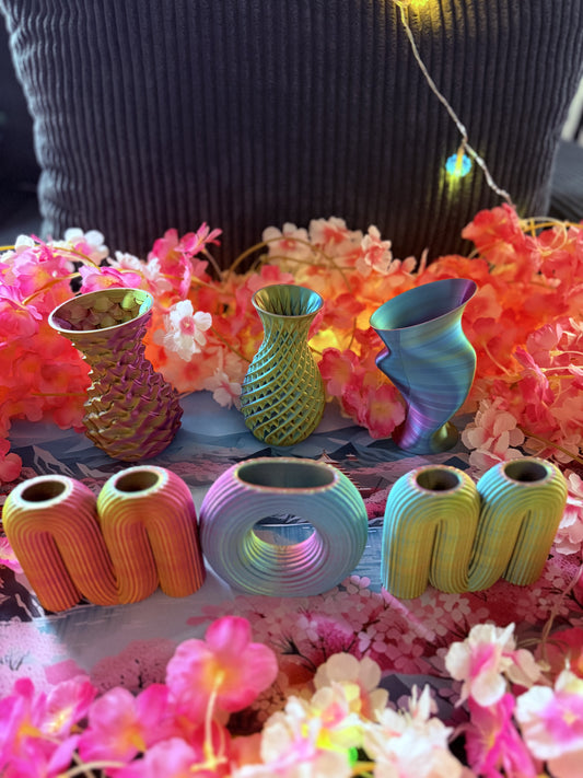 Small Tricolor-Vasen